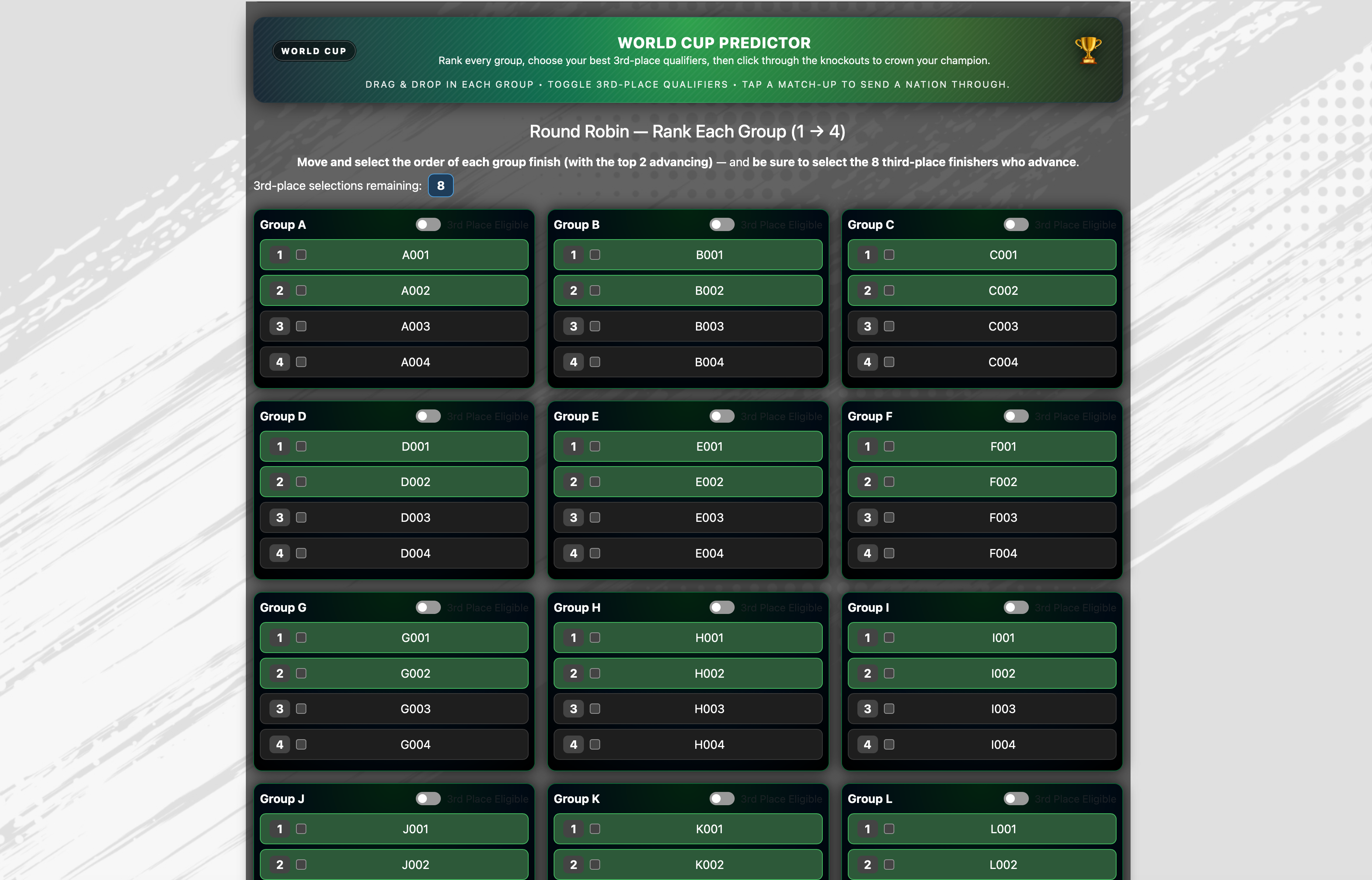 FIFA World Cup (World Edition)